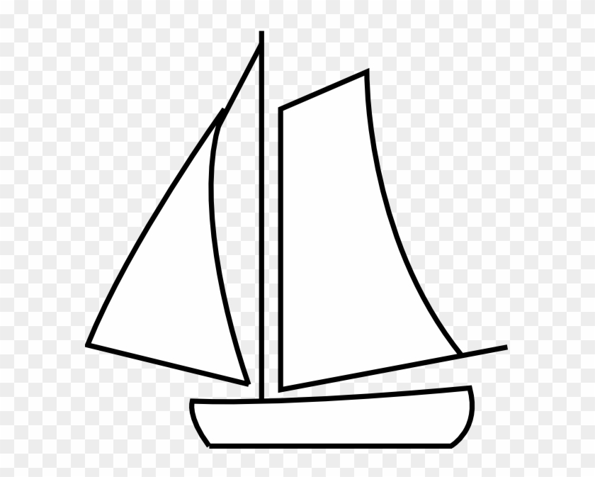 Sailing Boat White Clip Art At Clker - Clip Art #56105