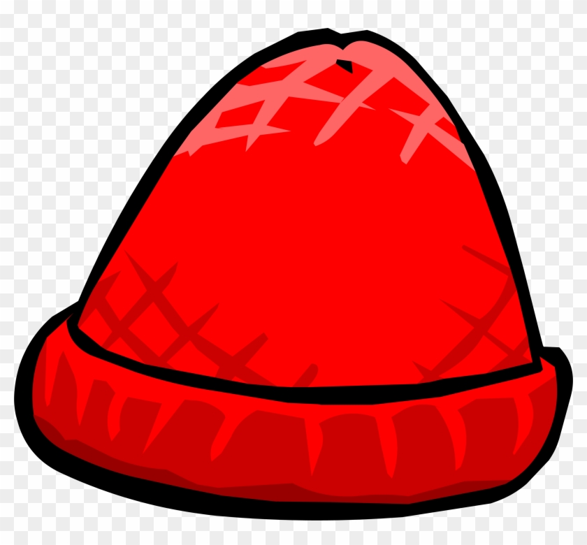 Tuque Clipart - Club Penguin Red Hat #57191