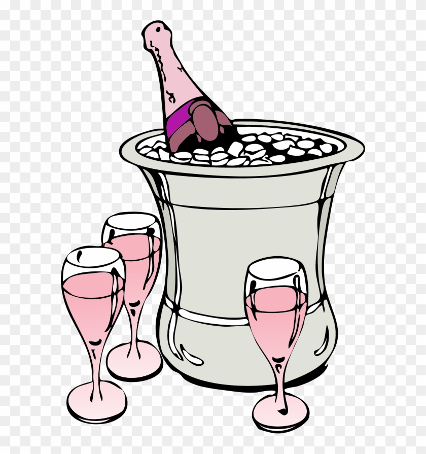 Champagne On Ice - Champagne Clip Art #58145