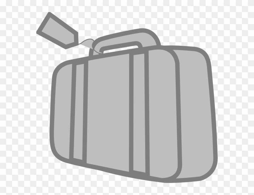 Grey Travel Suitcase Clip Art - Suitcasefree Clipart #58779