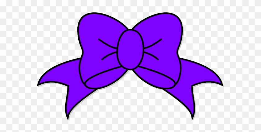 Purple Bow with Ribbon Clip Art Image​  Gallery Yopriceville -  High-Quality Free Images and Transparent PNG Clipart