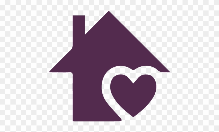 Red Home Icon Png Home A Project Of Icna Relief Canada - Clip Art House With Heart #308090