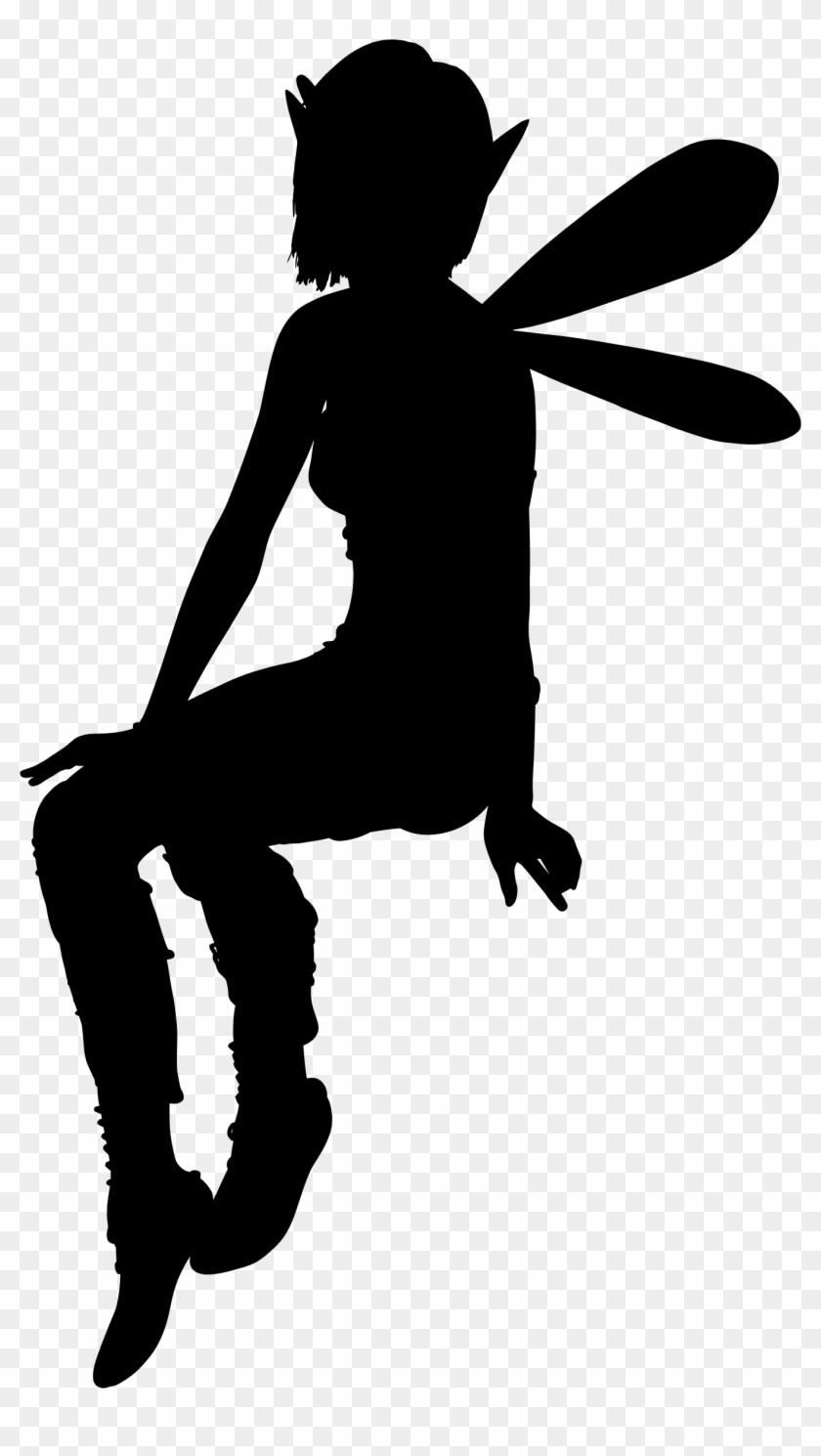 Elf Fairy Silhouette Variation 2 - Horse Clipart #308255