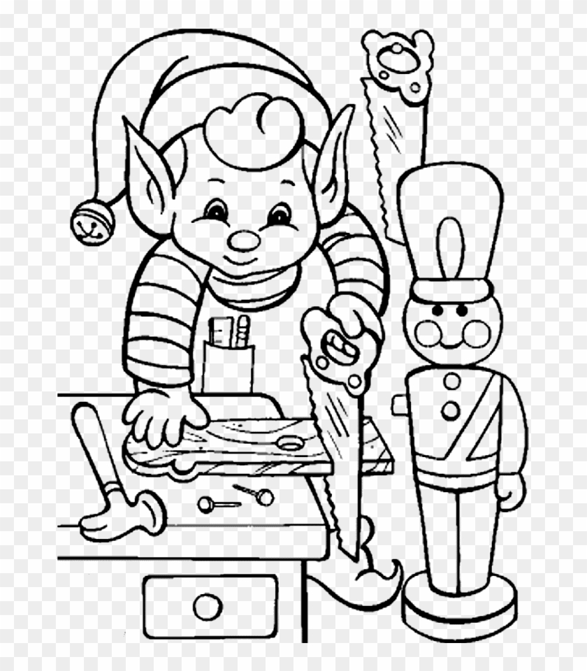 Printable Activity Elves In Christmas Coloring Pages Elf Coloring Sheets Free Transparent Png Clipart Images Download