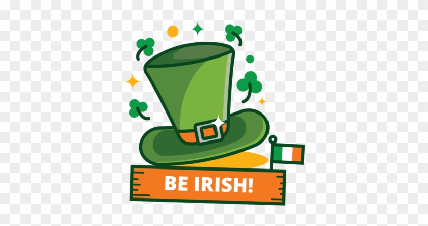 St Patrick's Day Green Hat Sticker - Saint Patrick's Day #310560