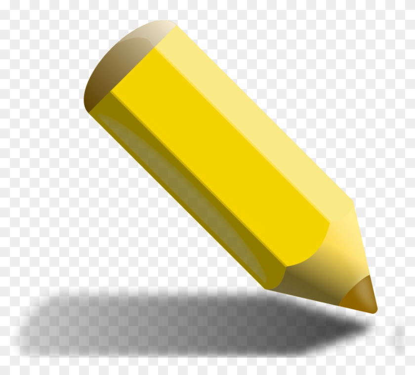 Free Yellow Pencil - Pencil Clip Art #312617