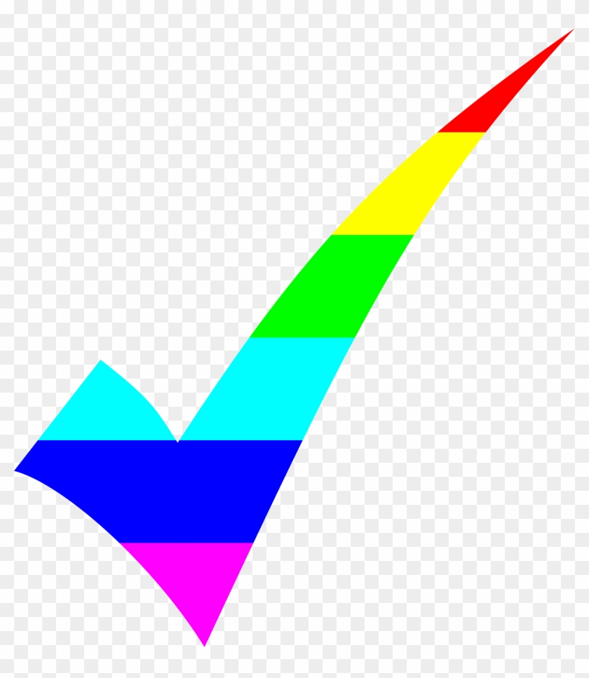 Big Image - Rainbow Checkmark #314252