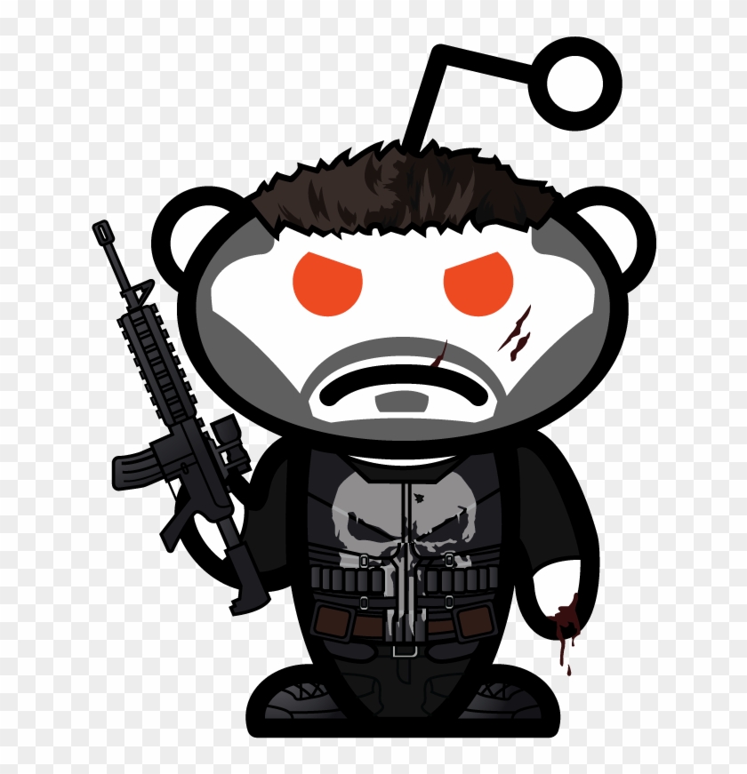 Snoo For The Punisher - Reddit Logo #315024