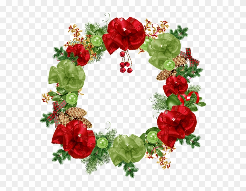 Christmas Wreath Clipart 23, - Happy Rose Day 2018 #315727