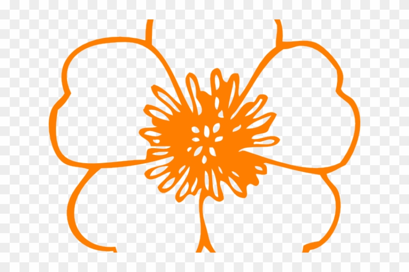 Orange Flower Clipart - Flower Clip Art Free #316404