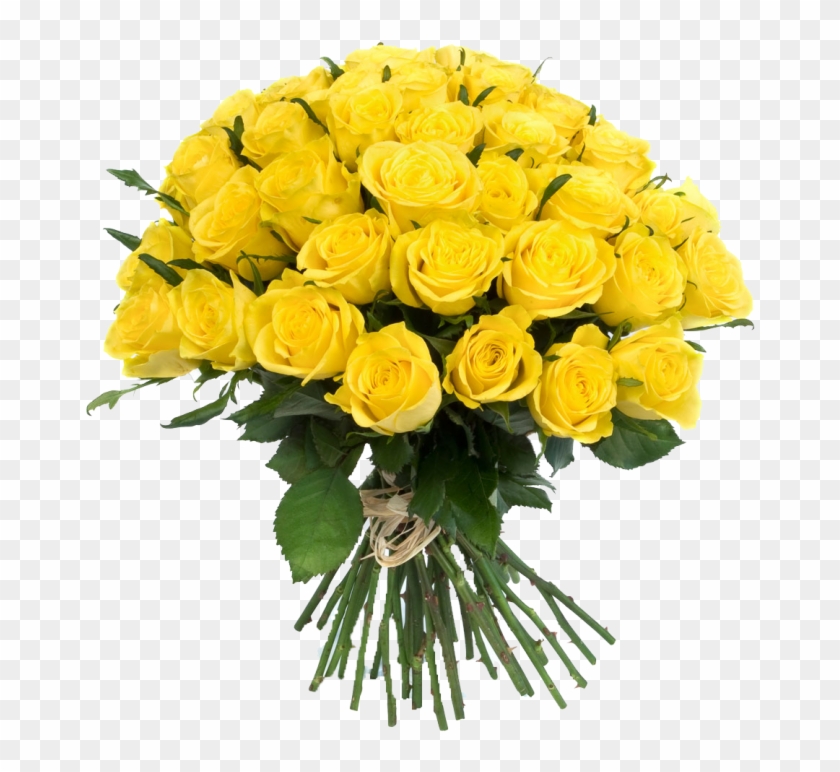 Yellow Flowers Bouquet Transparent Png - Yellow Flowers Bouquet #316460