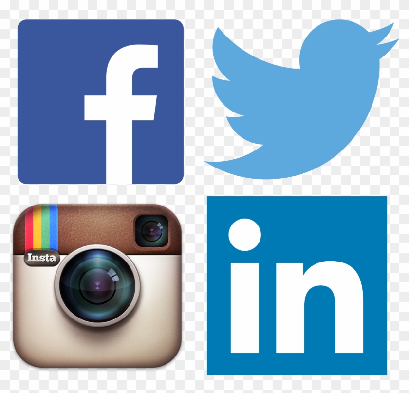 Facebook Twitter Icon Transparent Fb Logo Facebook Twitter Linkedin Instagram Icons Free Transparent Png Clipart Images Download