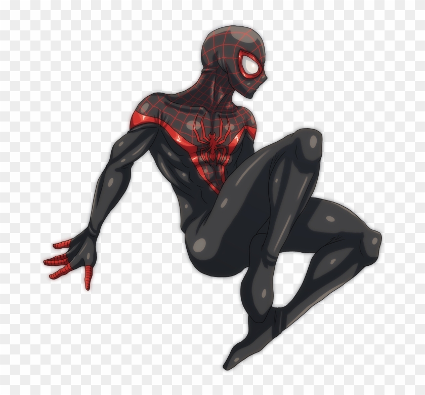 Ultimate Comics Spider-man By Nursury0 - Spiderman Miles Orales Png - Free  Transparent PNG Clipart Images Download