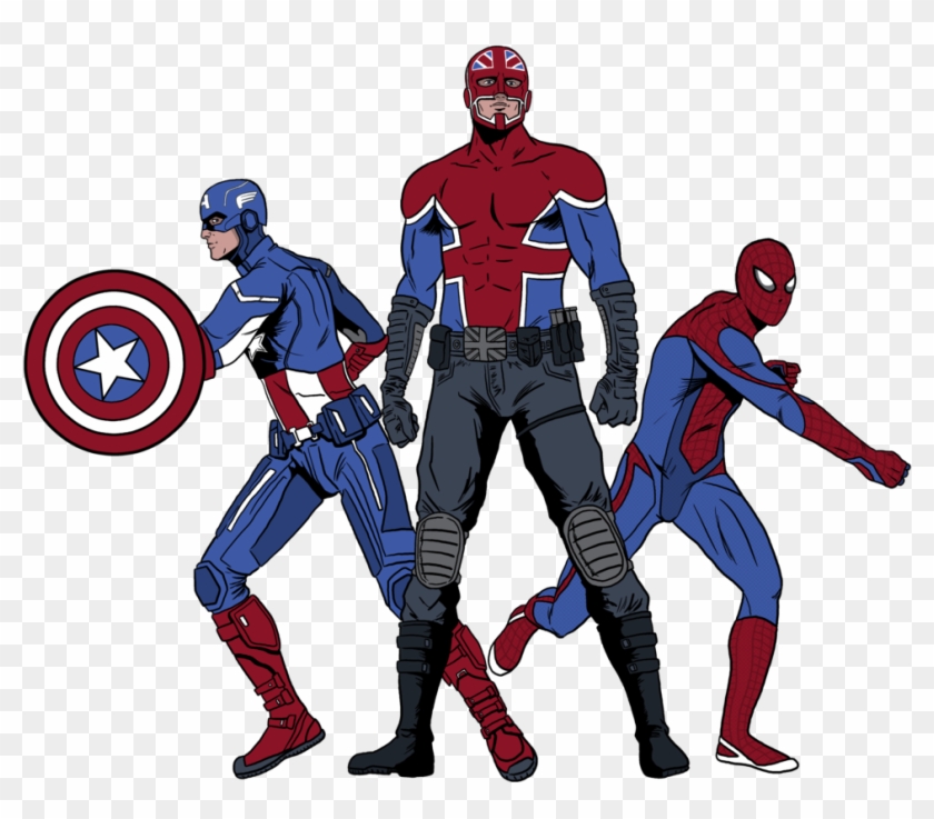 Captains And Spider Man T Shirt Design By Dubiousaj - Spiderman Deviantart  Design - Free Transparent PNG Clipart Images Download