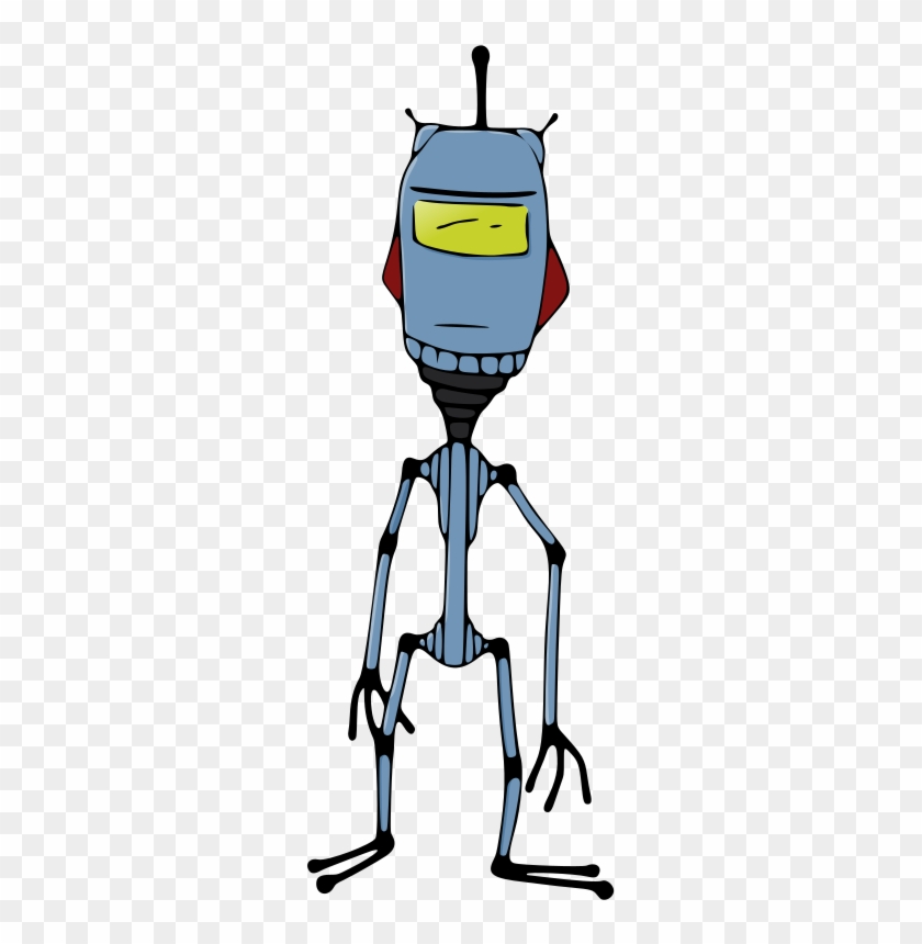 Robot Standing Vector Graphic - Cartoon #318254