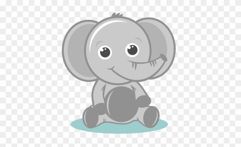Cute Baby Zoo Animals Clipart Clipartxtras - Cute Baby Elephant Png #320033
