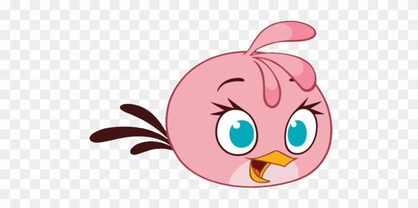 Happy Stella - Angry Birds Pink Bird #320277