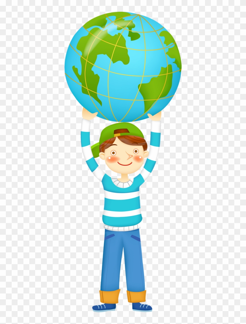 Escola & Formatura - Girl Holding Earth Clipart #322064