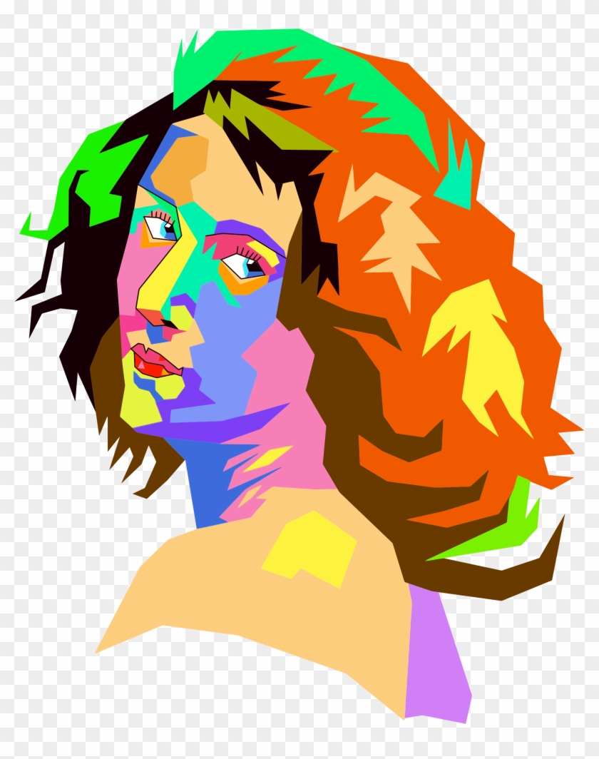 Art Female Face - Pop Art Clip Art #324132