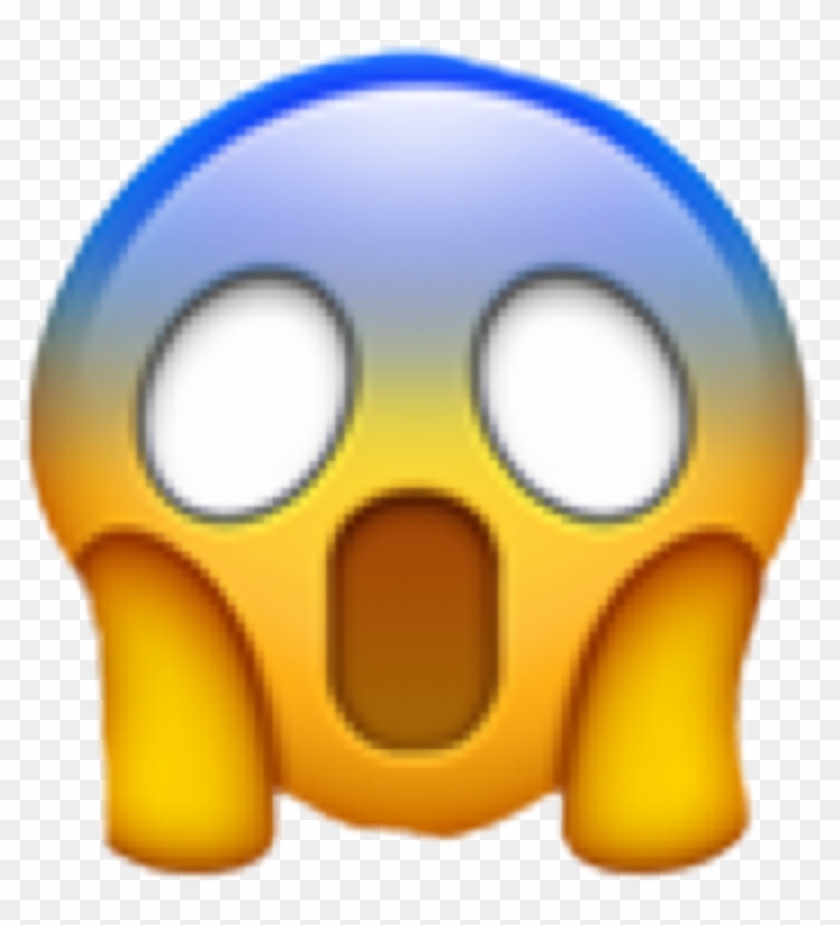 Shocked Emoji Wow Omg Freetoedit - Gasping Emoji Transparent Background -  Free Transparent PNG Clipart Images Download
