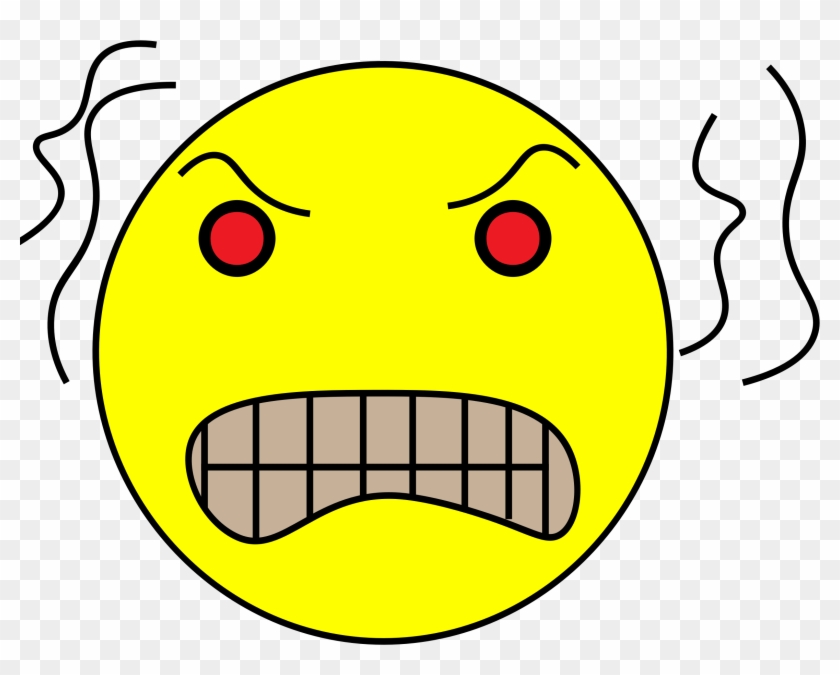 Clipart Yellow Angry Head - Angry Clipart #324225