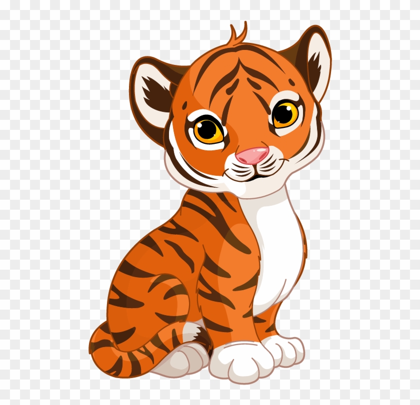 Download Cute Cartoon Tiger Cub Free Transparent Png Clipart Images Download