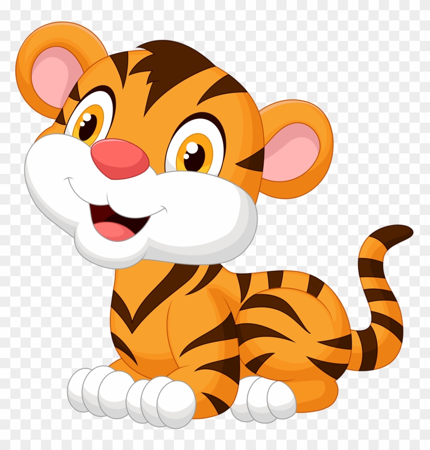 cartoon baby tiger face