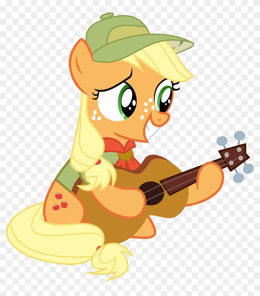 Acoustic Guitar, Applejack, Artist - Mlp Guitar Applejack #328043