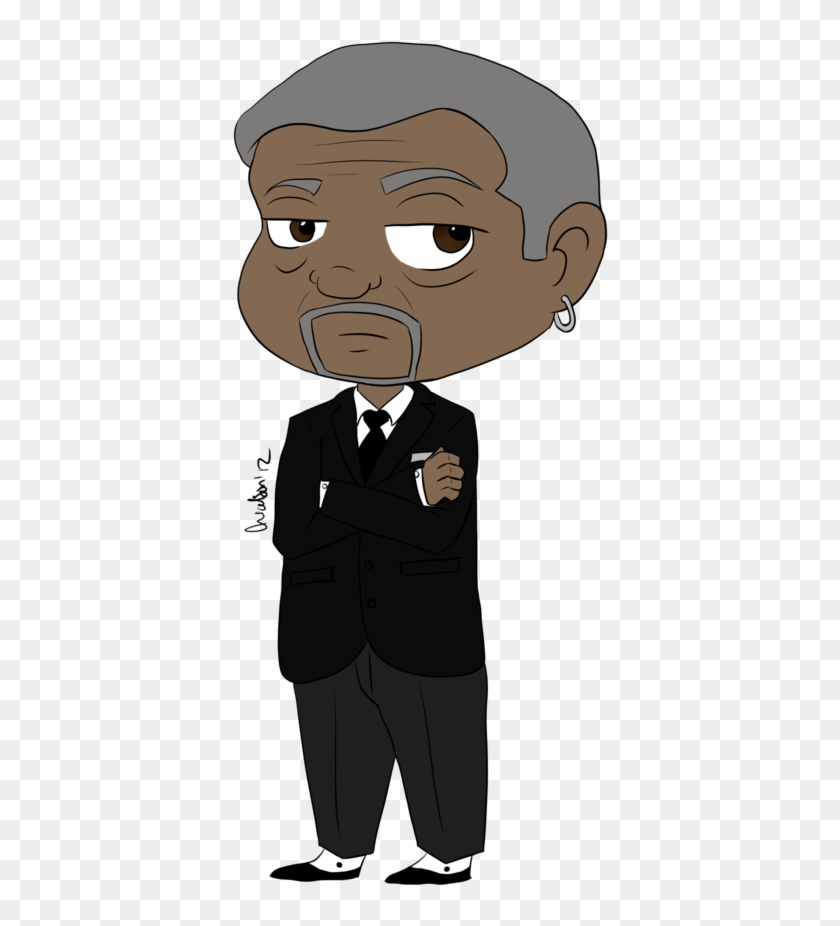 Chibi Morgan Freeman By Starbuckviper - Cartoon #329077