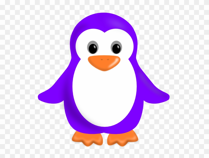 Purple Penguin Clipart - Clip Art Penguin #330075