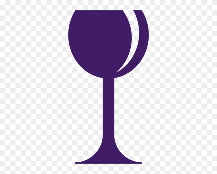 Purple Clipart Wine Glass - Cálice Desenho Png #330382