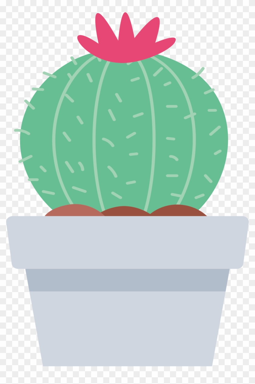 Cactaceae Euclidean Vector Clip Art - Desenho De Cactus Cute Png - Free  Transparent PNG Clipart Images Download