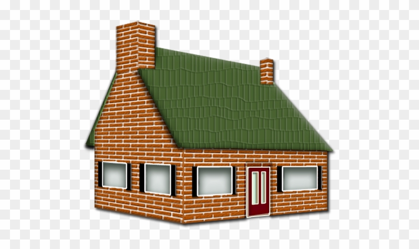 brick houses clipart image
