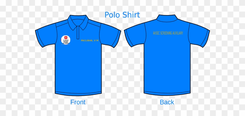Auxiliary Uniform 11th Pcas With Logo Clip Art At Clker - T Shirt Polo ...