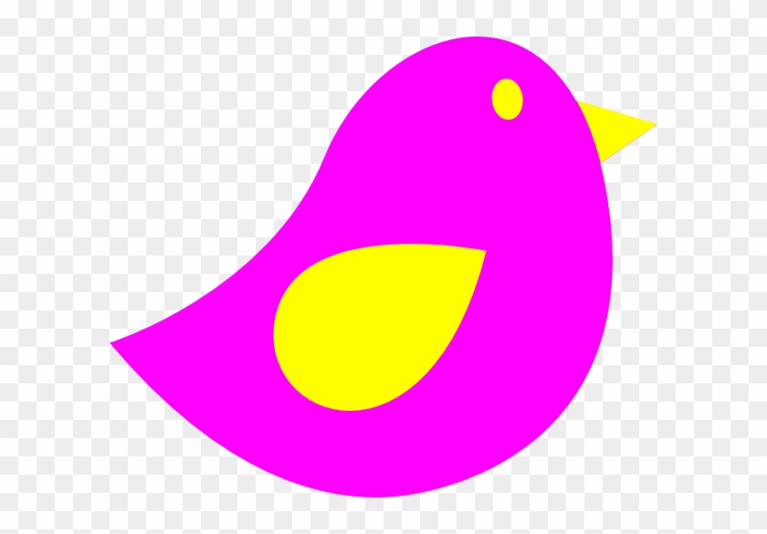 Pink Little Bird Clip Art At Clker - Bird Vector Free Png #335643