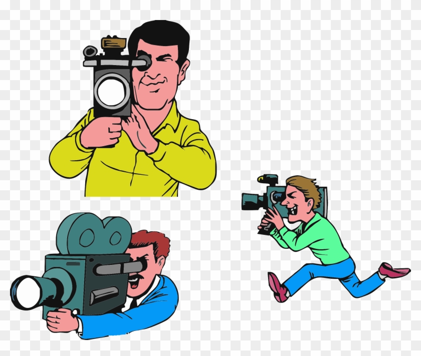 Photographic Film Animation Camera Operator Clip Art - Photographic Film Animation Camera Operator Clip Art #337729