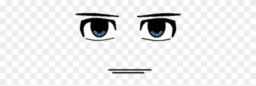 Anime Face Blue Eyes Roblox Free Transparent Png Clipart - anime roblox free face