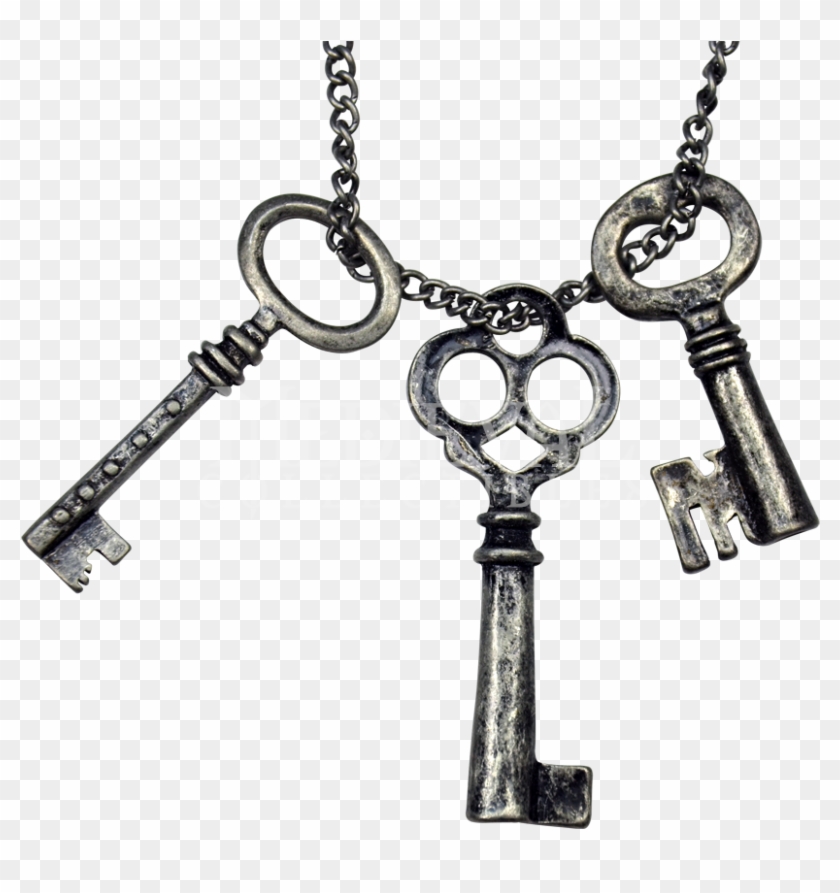 Key Clipart Medieval - Keys Necklace #340591
