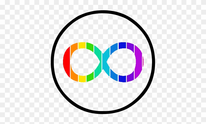 “ Here Is A Rainbow Infinity Symbol For Autism/neurodiversity - Autism #340660