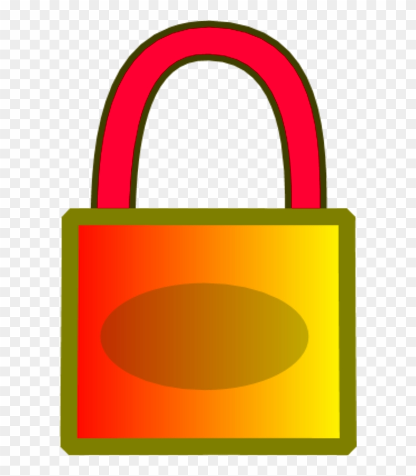 Padlock Closed Green - Clip Art #340968