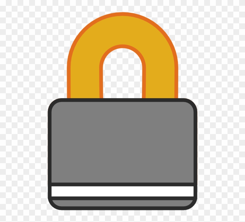 Clipart - Padlock-color - Clip Art #340988