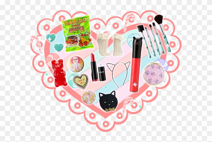 Purr Lip Gloss, Cat Makeup Brushes, Cat Compact, Mr - Giant Gummy Bear #341346