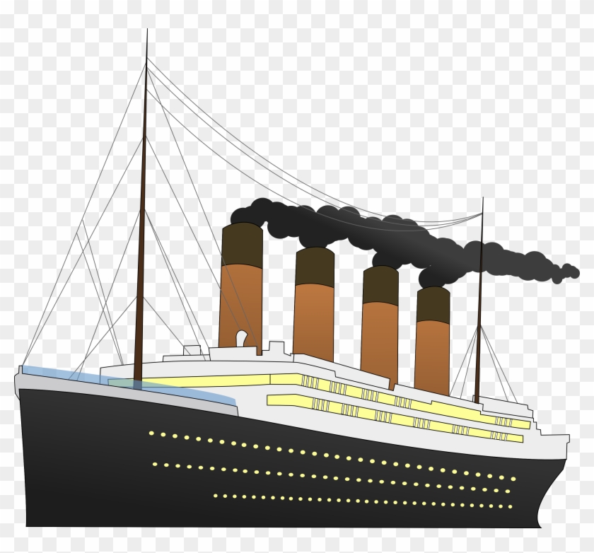 Boat Clipart Titanic - Titanic Clipart Png #342190