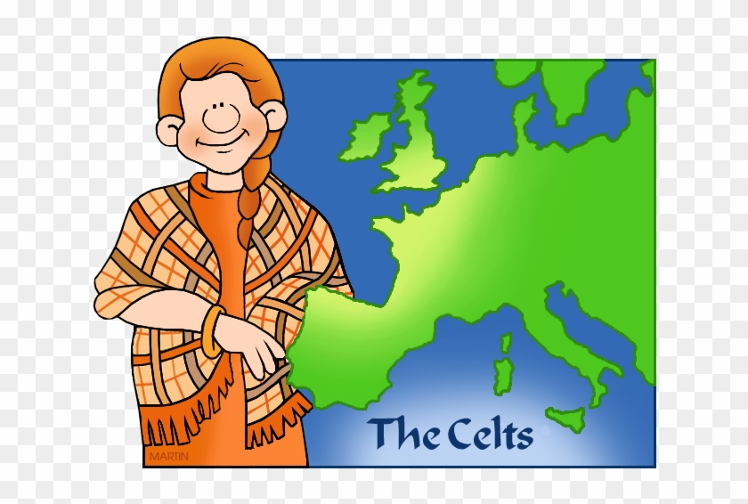 Celtic Map - Celts Clipart #344885