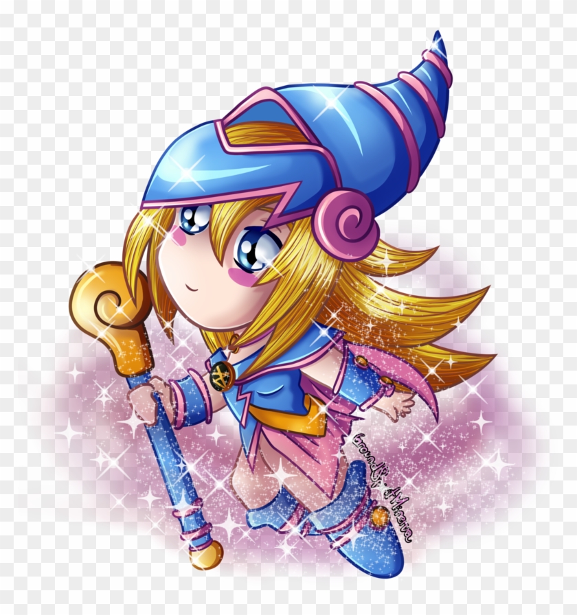 Chibi Dark Magician Girl By Groundspiritminerva - Magician #345026