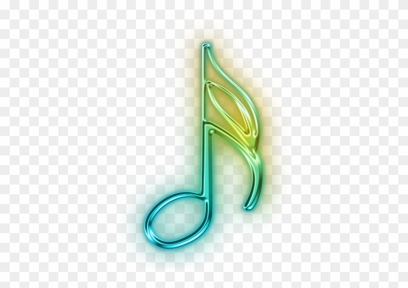Music Symbols - Music Notes Clipart Neon #346250