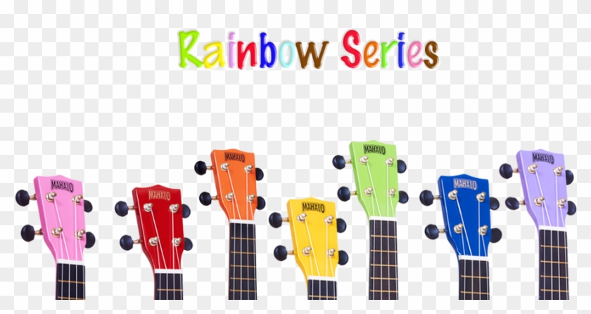 Mahalo Coloured Ukulele Rainbow Series Sieffs Music - Mahalo Rainbow Mr1 Pink Ukulele #346496