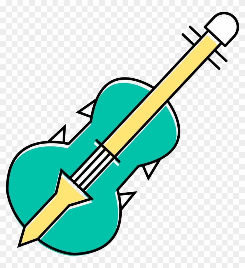 Blue Guitar Clip Art - Blue Guitar Clip Art #346691