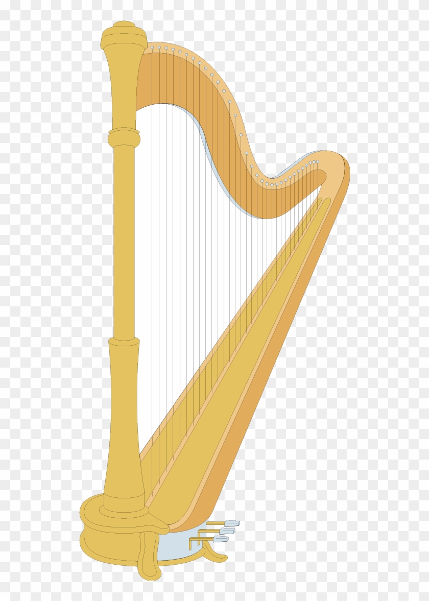 Celtic Harp Clip Art - Celtic Harp Clip Art - Full Size PNG Clipart