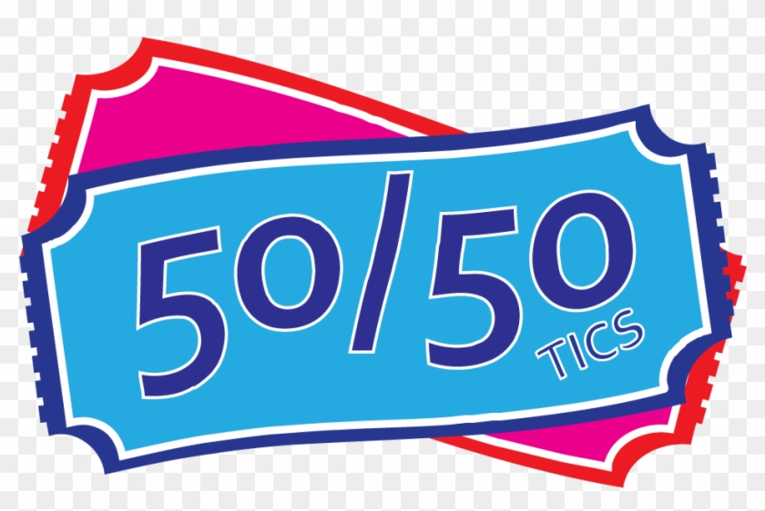50/50 Draw Clipart 50 50 Tickets Clipart Free Transparent PNG